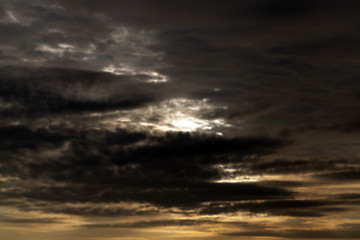 Image showing the sky during sunset