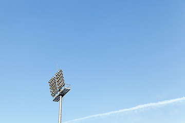 Image showing The stadium lighting