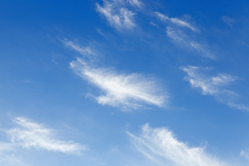 Image showing photographed the sky with clouds