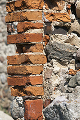 Image showing Old brick wall