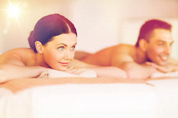 Image showing couple in spa