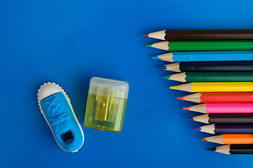 Image showing Colored pencils