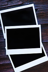 Image showing Blank instant photo frames 