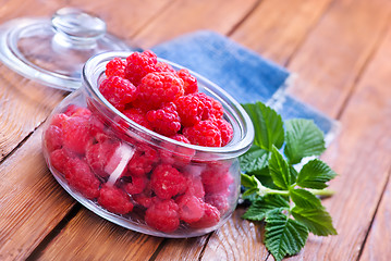 Image showing fresh raspberry