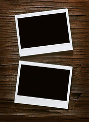 Image showing Blank instant photo frames 