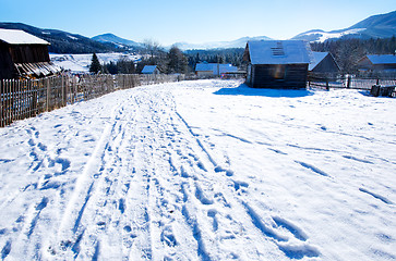 Image showing Winter mountains