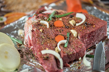 Image showing Raw beef meat