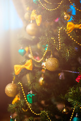 Image showing Christmas tree closeup