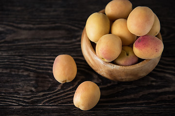 Image showing orange fresh apricots