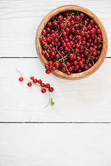 Image showing Fresh red currants