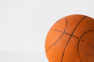 Image showing close up of basketball ball