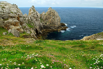 Image showing Atlantic coast in Brittany