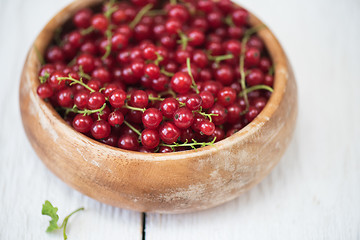 Image showing Fresh red currants