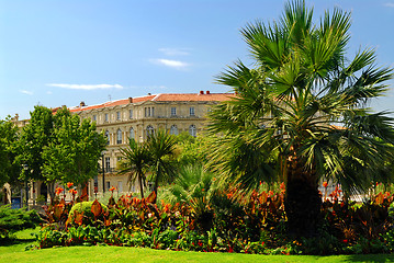 Image showing City park in Nimes France