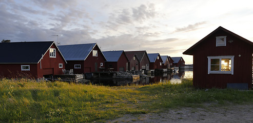 Image showing Fisherman cabins