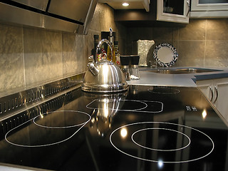 Image showing Modern kitchen interior