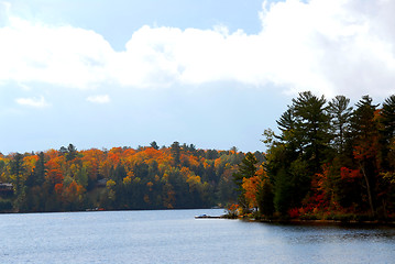 Image showing Autumn lake