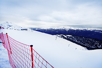 Image showing Snow in mountains. 