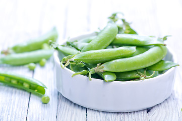 Image showing green peas