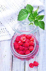 Image showing fresh raspberry