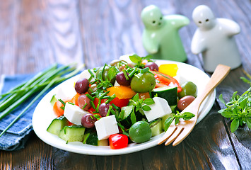 Image showing greek salad