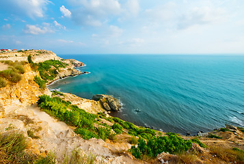 Image showing Sea and mountains in Crimea