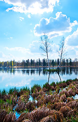 Image showing Autumn lake