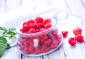 Image showing fresh raspberry