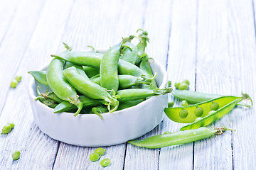 Image showing green peas