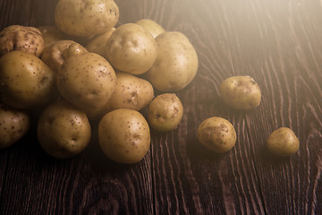 Image showing Freshly grown potato