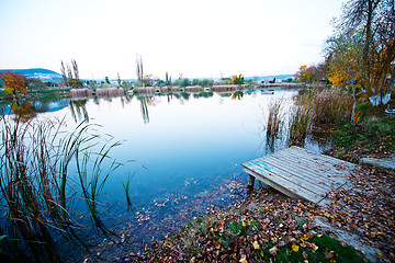 Image showing Autumn lake