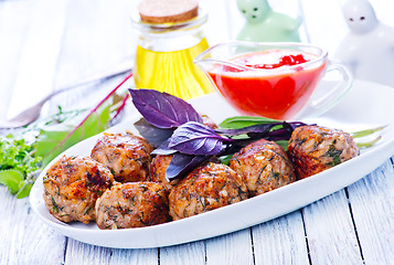 Image showing meatballs