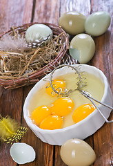 Image showing Eggs pheasant