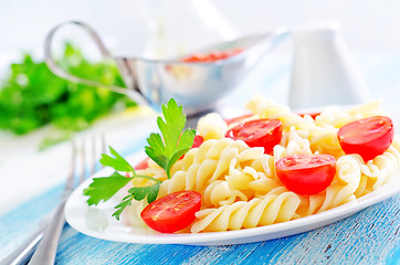 Image showing pasta with tomato