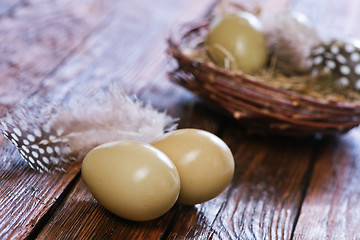 Image showing Eggs pheasant