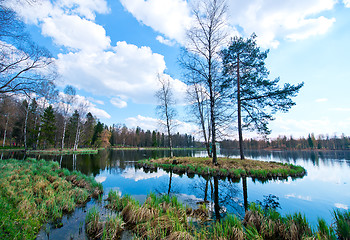 Image showing Autumn lake