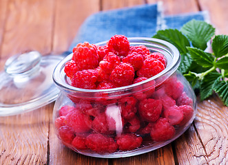 Image showing fresh raspberry