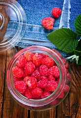 Image showing fresh raspberry