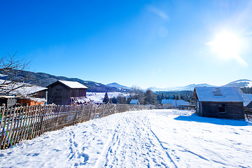 Image showing Winter mountains