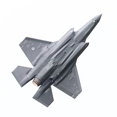 Image showing LEEUWARDEN, THE NETHERLANDS - JUNE 10, 2016: F-35 Lightning II f