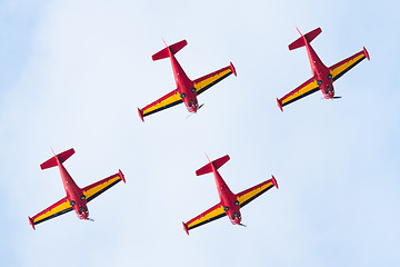 Image showing LEEUWARDEN, THE NETHERLANDS - JUNE 10, 2016: Belgium Red Devils 