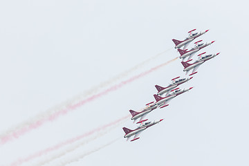 Image showing LEEUWARDEN, THE NETHERLANDS - JUNE 10, 2016: Turkish Air Force D