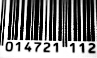 Image showing Barcode Close-Up