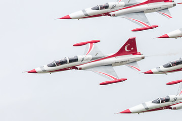 Image showing LEEUWARDEN, THE NETHERLANDS - JUNE 10, 2016: Turkish Air Force D