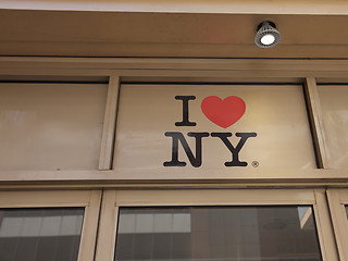 Image showing I Love NY, Store, USA