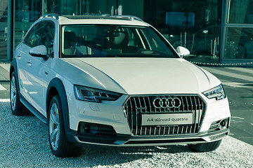 Image showing New contemporary A4 allroad quattro sports 4x4 SUV from Audi