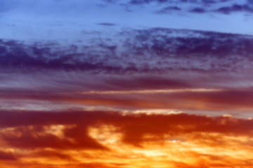 Image showing the sky during sunset