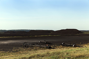 Image showing extraction of peat