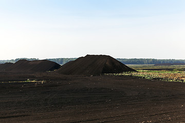 Image showing extraction of peat