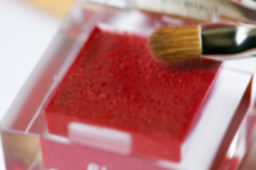 Image showing red women\'s cosmetics